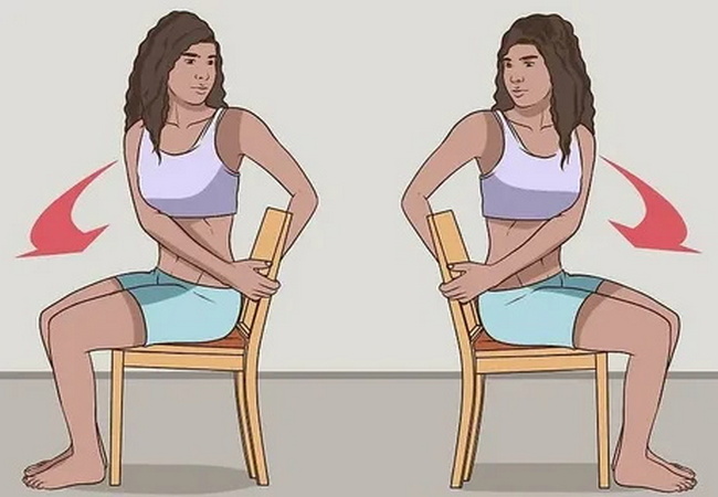 Упражнения со стулом для женщин 