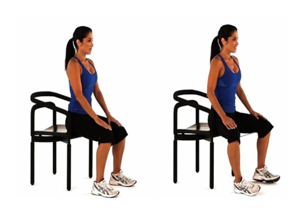 Упражнения на стуле для тазобедренного сустава